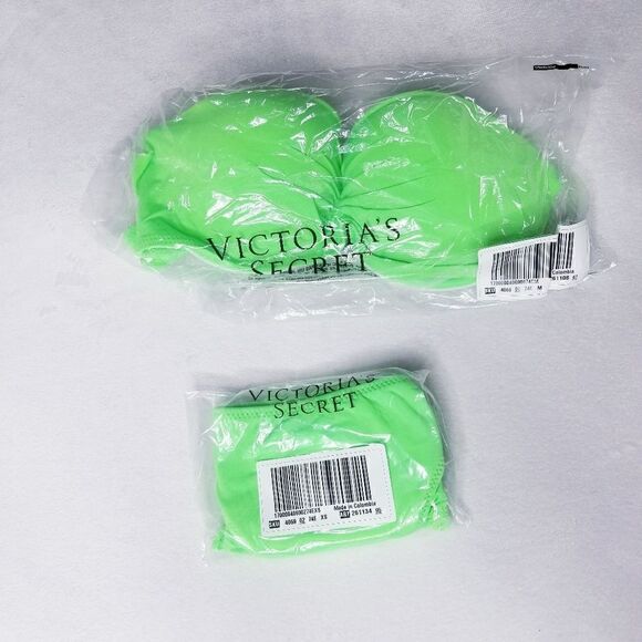 NWT Victoria's Secret Pink Neon Bikini Set - Picture 3 of 8